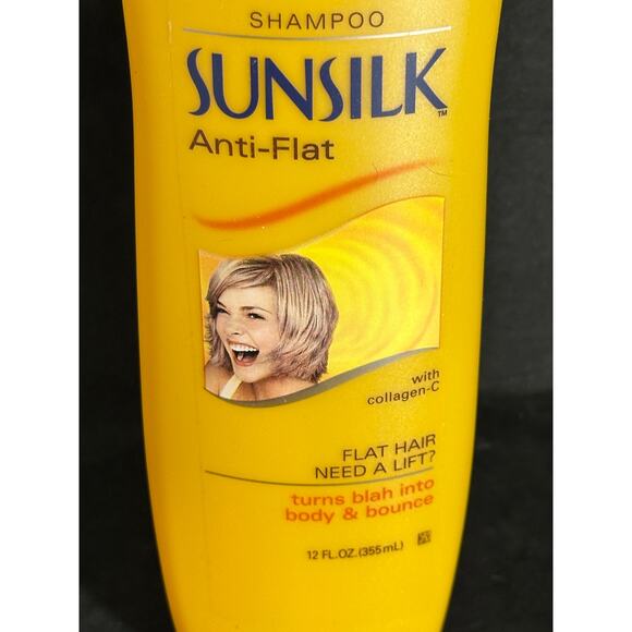 VTG NOS Sunsilk Anti-Flat Shampoo; 12 oz - Picture 2 of 6